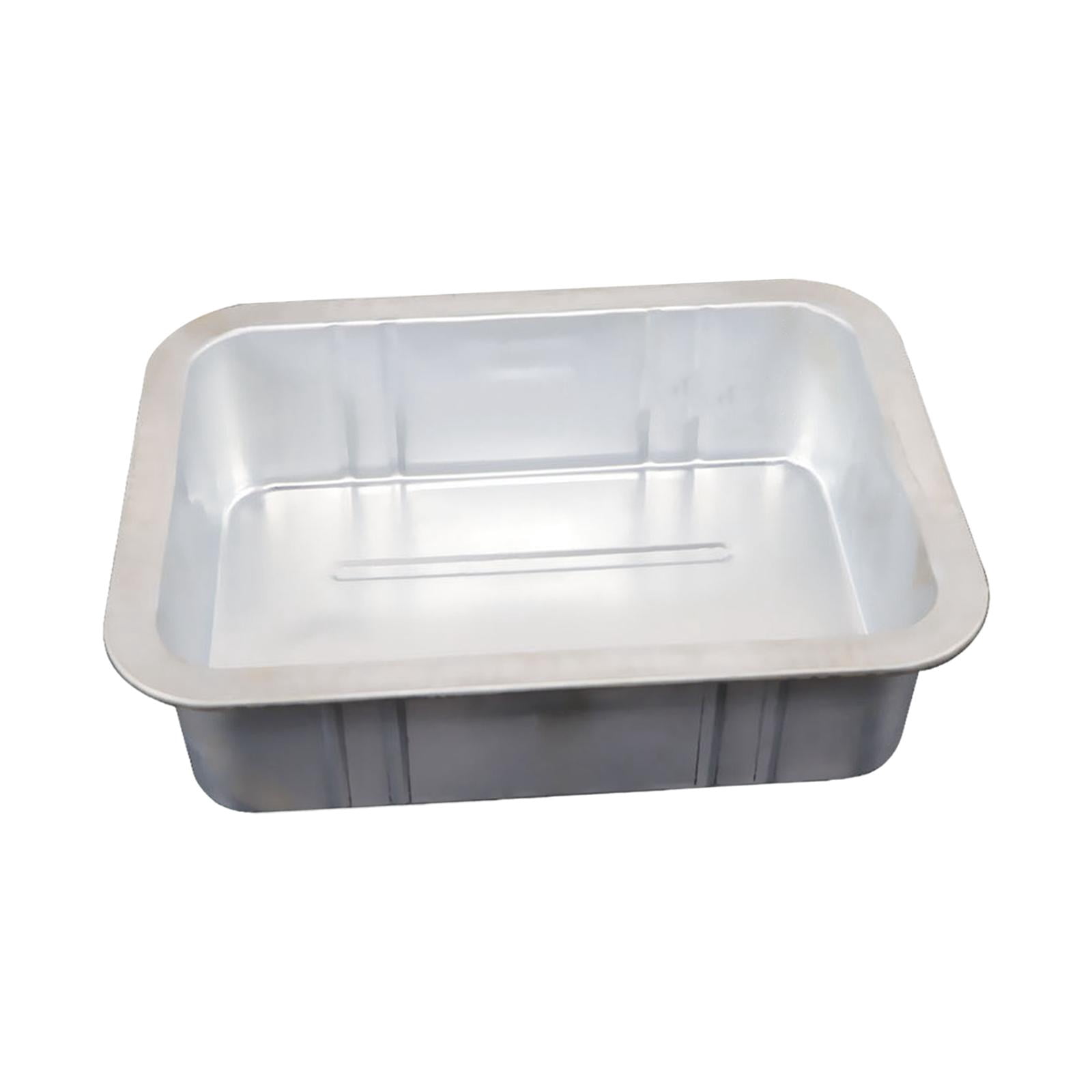 Nishiyuenyi Engine Oil Drain Pan Leakproof Large Capacity Professional Oil Trip Tray White S