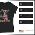 thumbnail image 4 of Tee Hunt in My Mind I'm Six Foot Five T-Shirt Dean Russo Chihuahua Women's T-Shirt Tee, 4 of 5