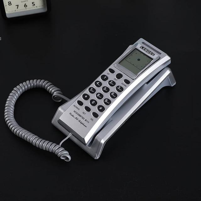 Adecuado para el teléfono con identificador de llamadas LEBOSS, teléfono pequeño para colgar en la pared del baño del hotel