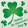 Lucky Shamrock St. Patrick's Day Paper Luncheon Napkins, 6.5in, 16ct