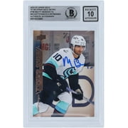 Matty Beniers Seattle Kraken Autographed 2022-23 Upper Deck Extended Series Young Guns 07-08 Retro #T-96 Beckett Fanatics Witnessed Authenticated 10 Rookie Card - Fanatics Authentic Certified