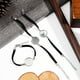 thumbnail image 4 of 10 piezas de brazaletes en blanco Braceletas Cabullidos de vidrio transparente Pulseras de bricelas Material de pulsera de bricolaje, 4 of 7