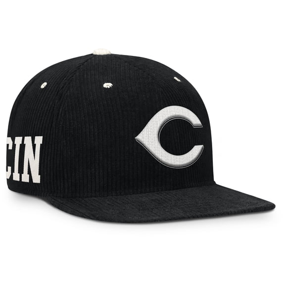 Men's Nike  Black Cincinnati Reds Pro Corduroy Structured Snapback Hat