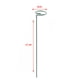 thumbnail image 2 of Soporte Para Plantas, Anillo De Soporte Para Flores, Estacas De Soporte Para Plantas De Metal, Soporte Para Bonsái, Herramienta De Jardín Para Patio Trasero Advancent HA026291-02, 2 of 5