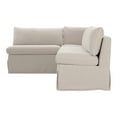 thumbnail image 4 of Moe's Home Collection Fable Slipcover Dining Banquette L-Shape Beige? 100.5In, 4 of 10