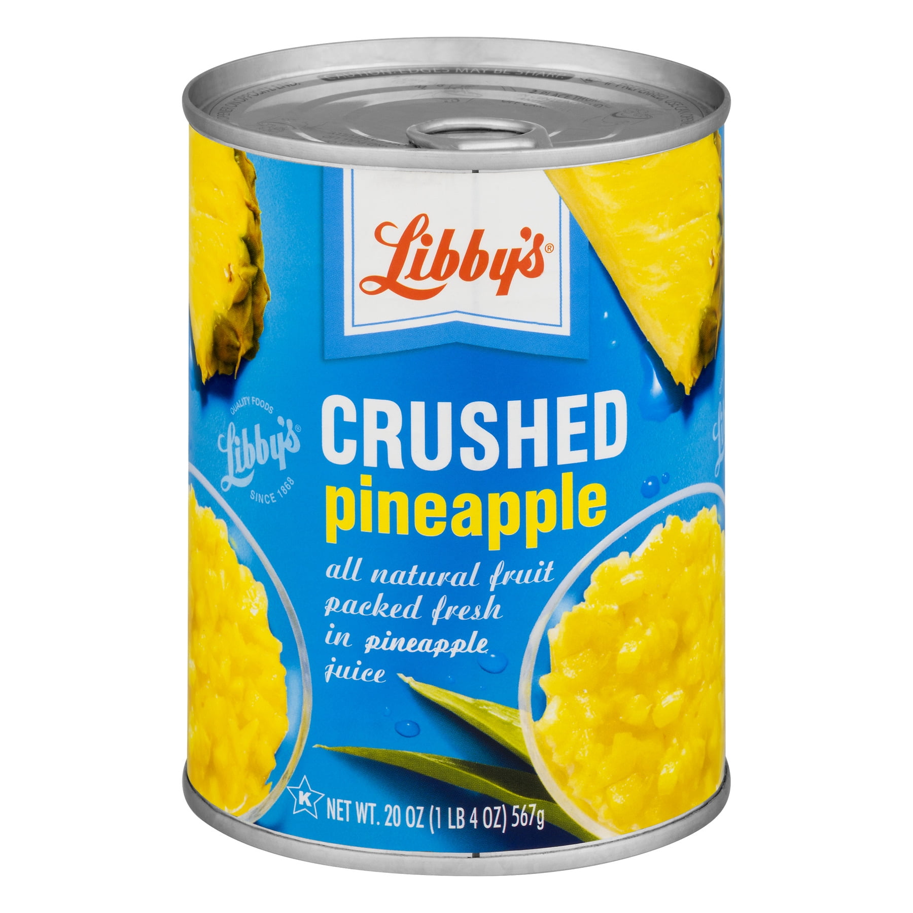 Libbys Crushed Pineapple in Pineapple Juice, 20 oz Can