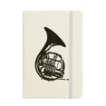 thumbnail image 1 of Instrument de Musique Classique Carnet Corne Française Couverture Rigide en Tissu Journal Classique, 1 of 3