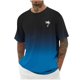 thumbnail image 5 of Camisas de Manga Larga para Hombres Imprimir Casual Cuello Redondo Blusa de Manga Corta, Camisas de Lino para Hombres, 5 of 8