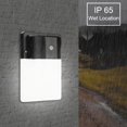 thumbnail image 4 of Luz LED de pared Kadision 13W 5000K con fotocelda, IP65, paquete de 2, 4 of 7