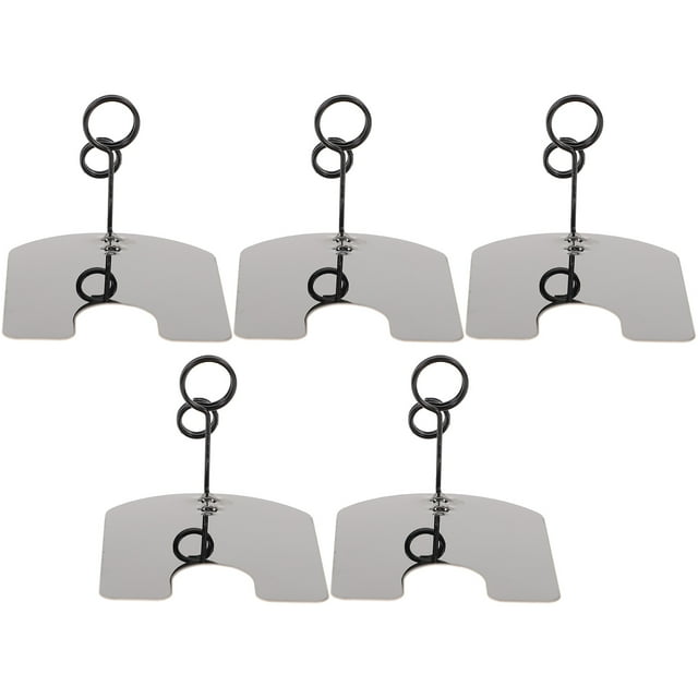 5pcs Price Tag Holders Place Cards Food Labels Holders For Party Buffet Bakery Shop