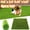 15*15cm#4pack, variant on Travelwant 4 Packs Artificial Grass Dog Grass Mat and Grass Doormat Indoor Outdoor Rug Fake Grass Turf for Multi-Purpose Dogs Potty Training Pad Area Patio Lawn Decoration-5.91"/ 11.8"
