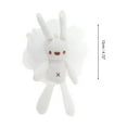 thumbnail image 2 of Unique Bargains 1 Pc Rabbit Bath Shower Loofah Sponge Body Puffs White, 2 of 6
