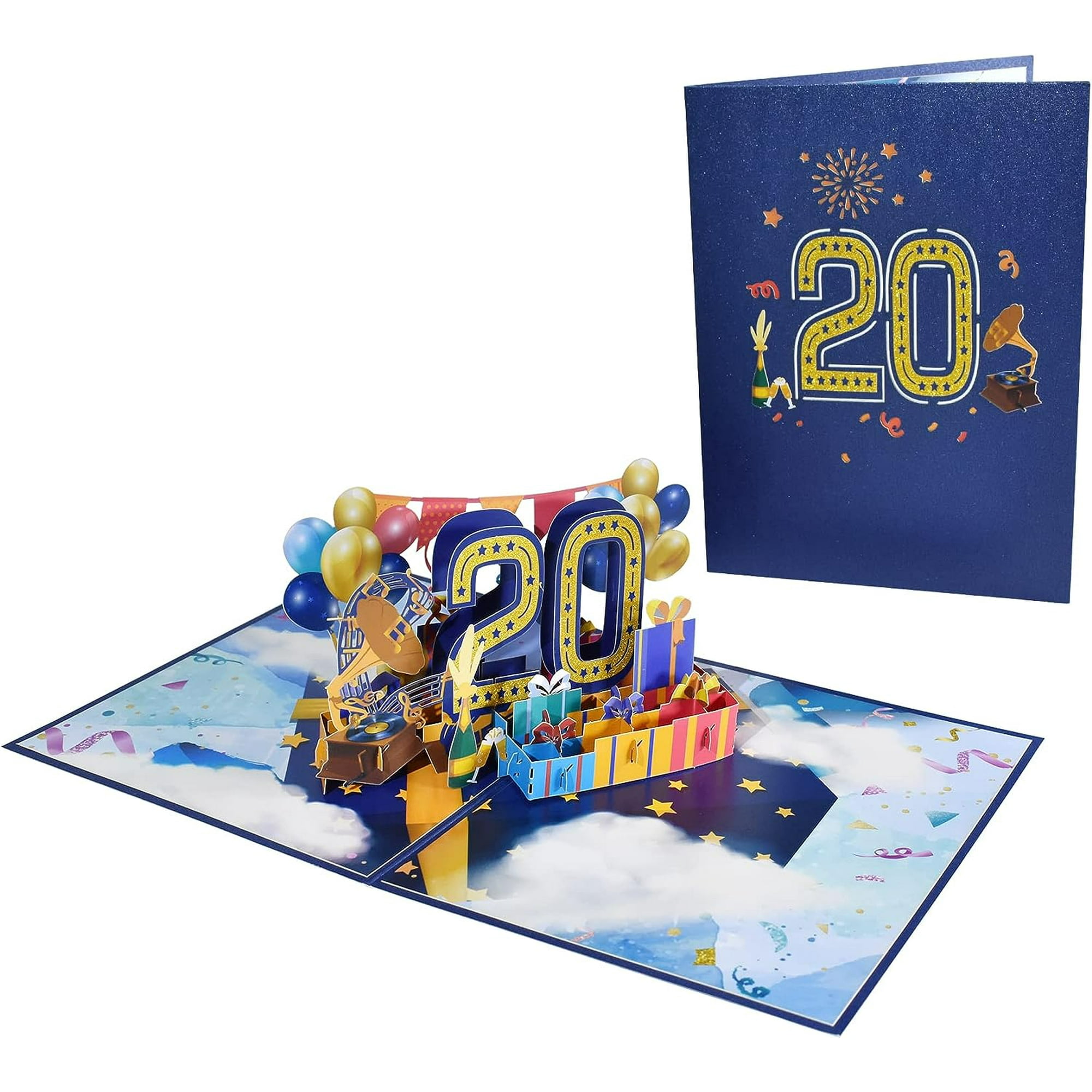 GREETING ART Carte D'anniversaire 70e Anniversaire,Carte Pop-up 70e