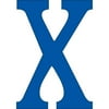 Plaid Wood Bold Unfinished Alphabet Letter X
