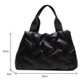 thumbnail image 3 of Bolso Otoño Invierno abajo algodón suave mujer algodón acolchado moda para fiesta, 3 of 8