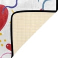 thumbnail image 3 of GZHJMY Valentine's Day Hearts Door mat Non Slip Floor Door Rug, Soft Floor Mat for Kitchen Garden Bedroom Indoor Outdoor Entrance Home Holiday Decoration 23.6" x15.7", 3 of 7