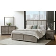 thumbnail image 2 of Ennesley Gray Wood Bedroom Set with Upholstered Panel Queen Bed, Dresser, Mirror, Nightstand, and Chest, 2 of 18