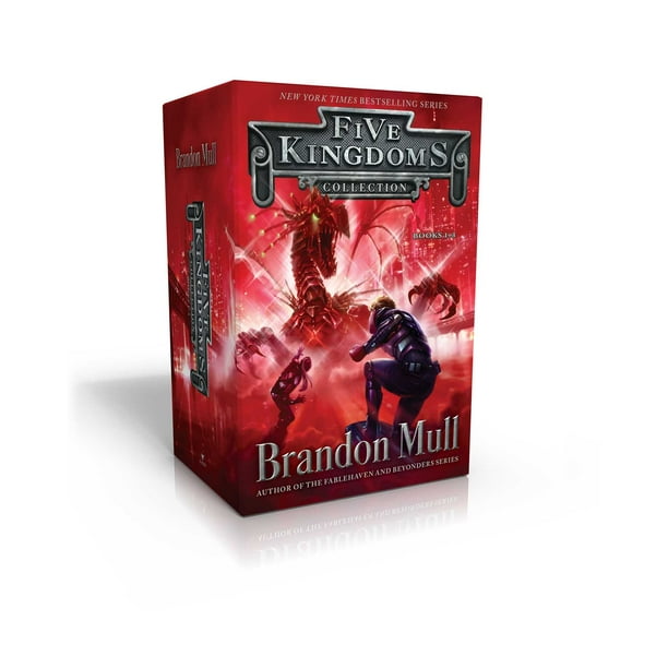 Cinq Livres de la Collection des Royaumes 1-3 Sky Raiders; Chevalier Voyou; Gardiens de Cristal (Partie de Cinq Royaumes) par Brandon Mull