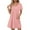 Pink A, variant on WRKEKC Summer Casual Dresses for Women, Womens Plus Size T-Shirt Dresses, Womens Loose Fitting Dresses,Women's Fashion Summer Solid Color Short-Sleeve V-Neck Casual Dress