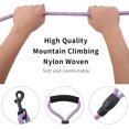 thumbnail image 5 of 1-pack dubbla hundkoppel, nylon hundkoppel splitter med mjukt handtag, trasselfritt dubbelkoppel för promenader och träning med 2 hundar, 5 of 5