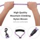 thumbnail image 5 of 1-pack dubbla hundkoppel, nylon hundkoppel splitter med mjukt handtag, trasselfritt dubbelkoppel för promenader och träning med 2 hundar, 5 of 5