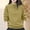 A1 Yellow, variant on Pumxq Women's Oversized Fleece Pullover Tops Mock Stand Henley Collar Quarter Button Raglan Long Sleeve Sweatshirts Thermal Warm Ribbed Hem Fall Lounge Casual Outfits Black M