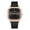 Rose gold case, variant on Simple men's watch, business casual square quartz watch, silicone strap, waterproof, new business men's wristwatch