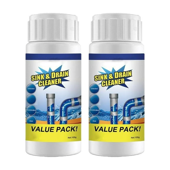 Todaioua Drain Cleaner, Powerful Sink and Drain Cleaner, Wild Sink and Drain Cleaner, Wild Drain Cleaner, Sink Drain Pipe Cleaner, Household Drain Cleaning Product