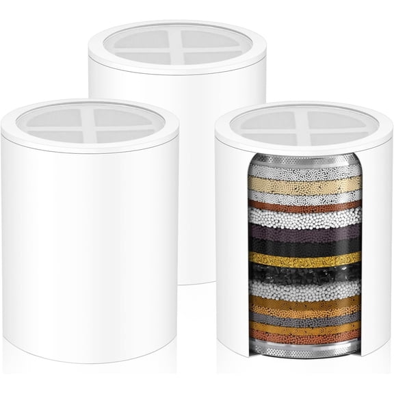 Shower Filter - Compatible with Myhalos High- Filtered Showerhead.(3PACK)