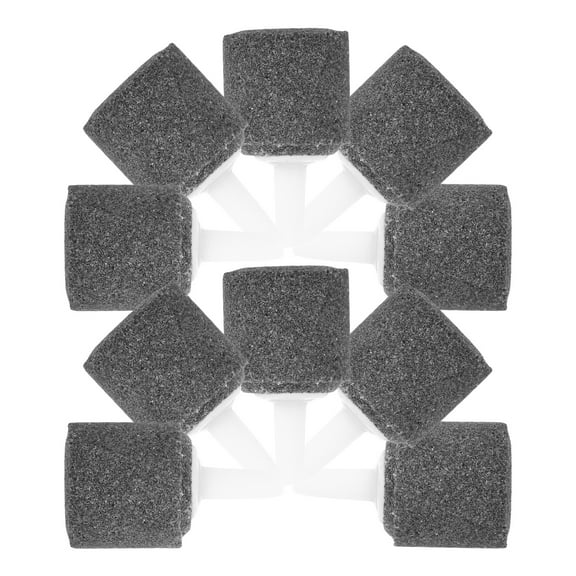 Masteelf Fish Tank Stone Set of 10 Assorted Color Air Stones for Aquarium Oxygen Bubbles Sand