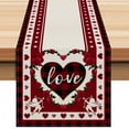 thumbnail image 1 of Table Runner For Candlelit Dinner Linen Date Night For Valentine’s Day Weddings Engagements And Create An Enchanting Atmospher, 1 of 6