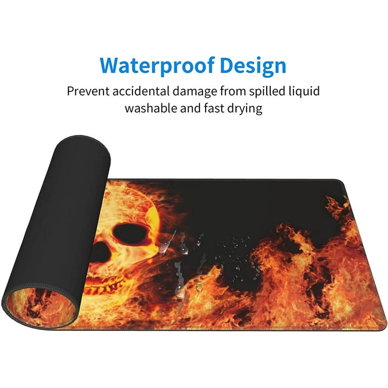 Halloween-themed Extra-large Mouse Pad: Typing, Clicking, And