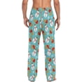 thumbnail image 2 of GZHJMY Christmas Snowman Pajama Pants for Men, Lounge Pants Lightweight Men Pajama Bottoms with Drawstring Pockets, Christmas New Year Birthday Gifts, Medium, 2 of 6