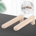 thumbnail image 1 of ziyahi Poignée de Porte Housse de Protection Manchon en Silicone Anti-Collision Beige, 1 of 8