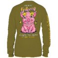 thumbnail image 2 of Camiseta de manga larga Simply Southern Chin Up Buttercup Verde Guacamole Talla Unisex, 2 of 3