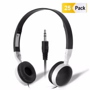 Headphones Bulk Keewonda Mutipack Headphones 25 Pack for Classroom Students