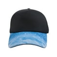 thumbnail image 2 of Top Headwear Sublimated Foam Trucker Cap - Black/Water, 2 of 2