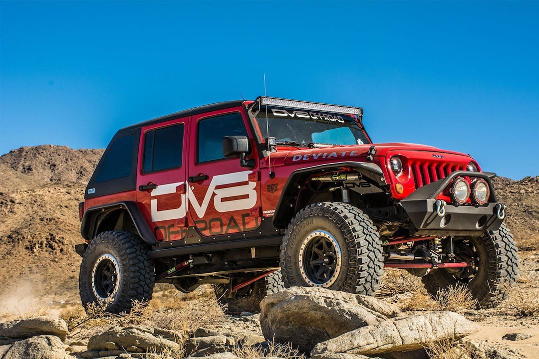 Dv8 Offroad Fendb 02 Wide Fender Flares Fits 07 18 Fits/For Wrangler (Jk) Fits select: 2015-2018 JEEP WRANGLER UNLIMITED, 2012-2014 JEEP WRANGLER