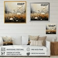 thumbnail image 4 of Designart "Dusk In The Minimalist Meadow I" Meadow Floater Framed Canvas Prints, 4 of 5