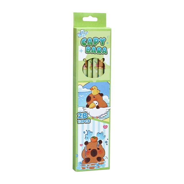 Fall Decorations Fun Capybara Writing Pencil Wood Pencil Drawing Stationery School Pencil For Kids Student School Drawing Writing Sketching Pencil