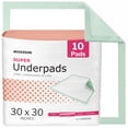 thumbnail image 2 of McKesson Super Underpads, Incontinence Bed Pads, Moderate Absorbency, 30 in x 30 in, 10 Ct, 2 of 6