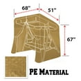 thumbnail image 2 of Sunrise Umbrella 68' x 51' x 67' Beige Outdoor Swing Furniture Cover, 2 of 8