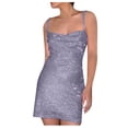 thumbnail image 1 of Mefallenssiah Femme Printemps et Summe Progressive Robe à Paillettes avec Bretelles Jupe Courte et Jupe, 1 of 4