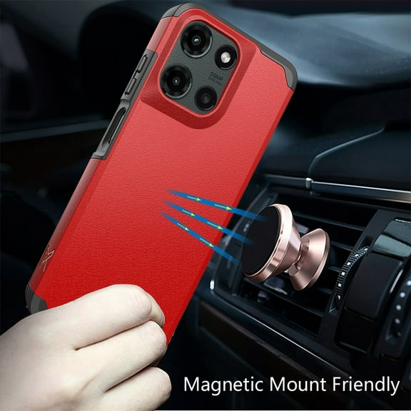 For Moto G Stylus 2026/2025 Case Dual Layer Shockproof Cover   Tempered Glass