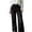 Black, variant on Miqool Wide Leg Jeans for Women Trendy Pleated High Waisted Drawstring Tie Elastic Waist Stretchy Denim Pants Trouser Jeans with Pockets