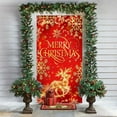 thumbnail image 4 of FeiFu Christmas Door Cover Door Curtain Holiday Door Wall Decoration Enhances Holiday Vibe Suitable for Door or Wall Decor Indoor Outdoor Use, 4 of 6