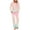 Pink B, variant on Jamicy Womens Loungewear Set Valentine's Day Fashion Womens Pajama Sets Long Sleeve Sleepwear Round Neck Nightwear Soft Pjs Lounge Sets with Pockets