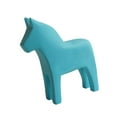 thumbnail image 5 of Dala Horse Figurine Wood Sculpture Animal Ornament Hand Carved Solid Wood for Home Decor Living Room Bookshelf, 5 of 9