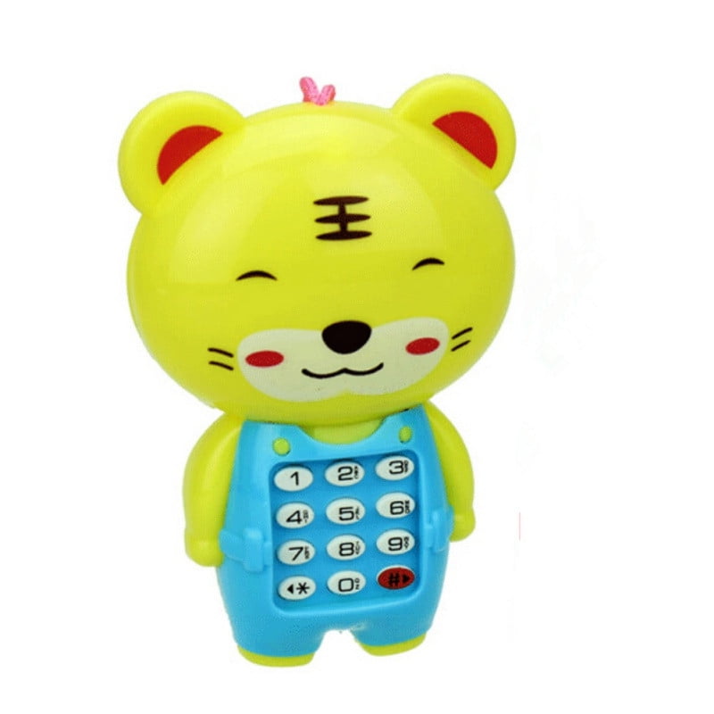 Children Electronic Musical Phone Toy Early Education Cartoon Mobile Phone Telephone Cellphone Color Rnadom Walmart Com Walmart Com
