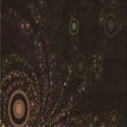 thumbnail image 1 of Ahgly Company Indoor Square Patterned Dark Brown Area Rugs, 6' Square, 1 of 6